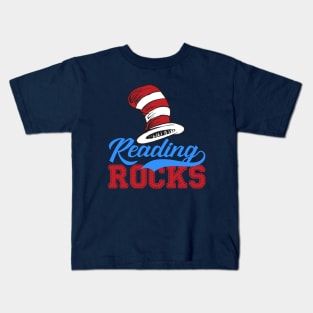 Reading Rocks - Read Across America Kids T-Shirt